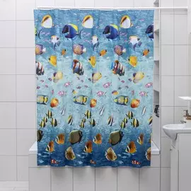 Штора для ванной 180×180 см