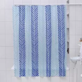 Штора для ванной комнаты доляна