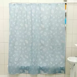 Штора для ванной комнаты доляна