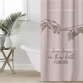 Штора для ванной водоотталкивающая