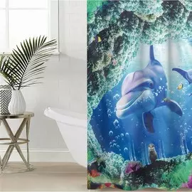 Штора для ванной доляна