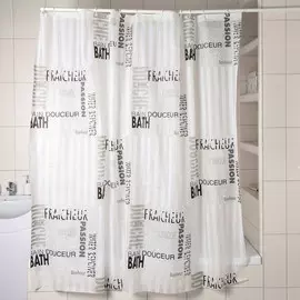 Штора для ванной комнаты доляна