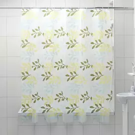 Штора для ванной комнаты доляна