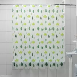 Штора для ванной комнаты доляна