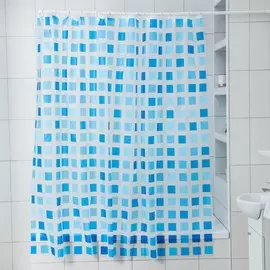 Штора для ванной комнаты доляна