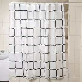 Штора для ванной доляна