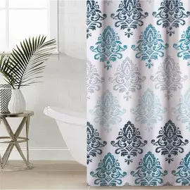 Штора для ванной комнаты доляна