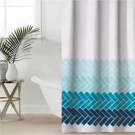 Штора для ванной комнаты доляна