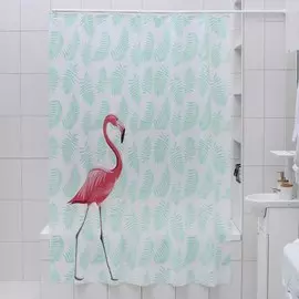 Штора для ванной комнаты доляна