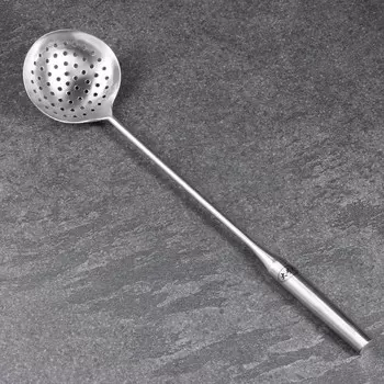 Шумовка для казана узбекская 47см, диаметр 11см, мет ручка