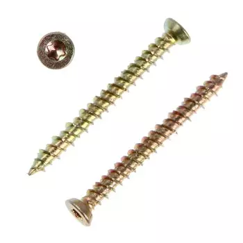 Шуруп-саморез тундра, по бетону, оцинкованный, 7,5х72 мм, 20 шт