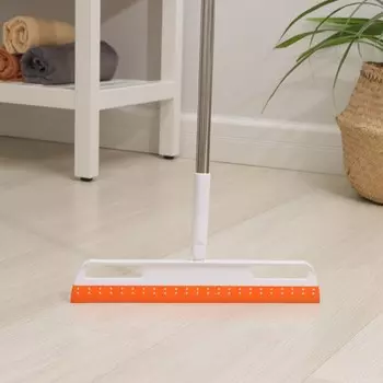 Швабра скребок raccoon, 2-х секционный черенок из нержавеющей стали, 35681 см