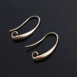 Швензы для сережек-крючки см-1111-1, (набор 5 пар), цвет золото