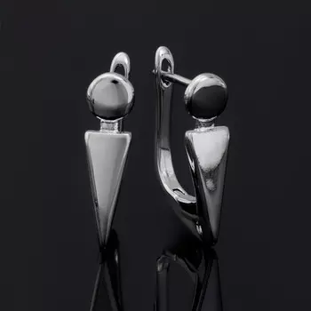 Швензы для сережек родированные