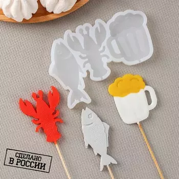 Силиконовый молд для леденцов и шоколада