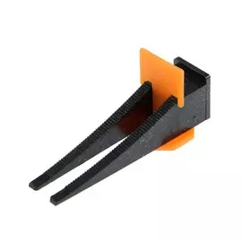 Система выравнивания плитки лом, зажим 1,5 мм + клин (40+40 шт), пакет