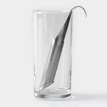 Ситечко для чая grom, 14.5 см, серебристое