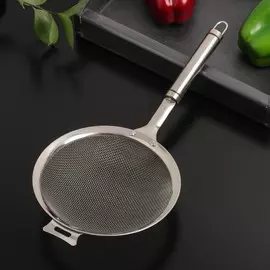 Сито для просеивания magistro arti, d=16 см, серебристое