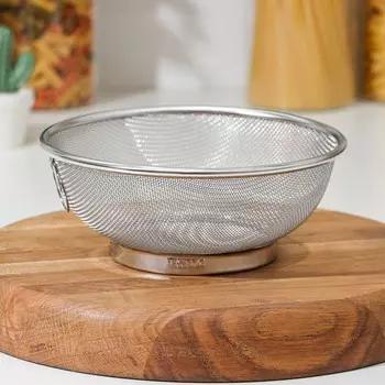 Сито для просеивания доляна dorial, d=18 см, 304 сталь, цвет серебристый