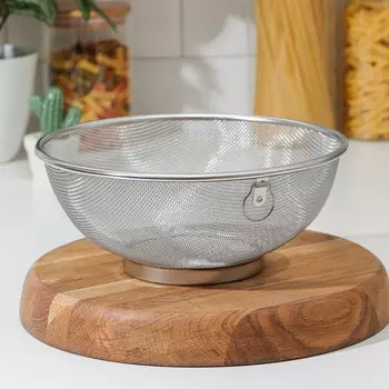 Сито для просеивания доляна dorial, d=24 см, 304 сталь, серебристое