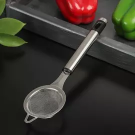 Сито с ручкой доляна fargo, 22,562 см, нержавеющая сталь