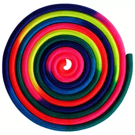 Скакалка для художественной гимнастики утяжеленная grace dance, 3 м, цвет радуга