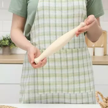 Скалка деревянная с ручками доляна, 304.3 см, береза