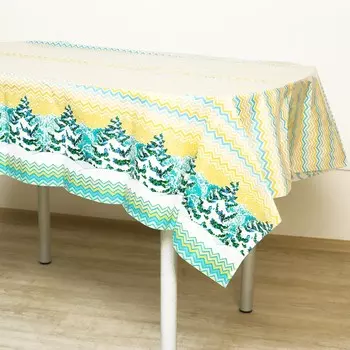 Скатерть новогодняя одноразовая