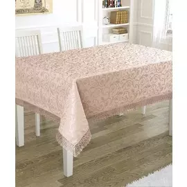 Скатерть с гипюром прямоугольная 140х180 см