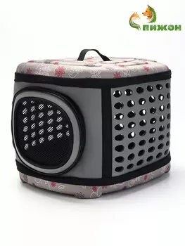 Складная сумка-переноска большая, материал eva, 42.537.529.5 см, серая