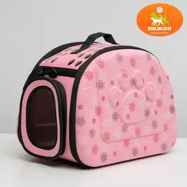 Складная сумка-переноска с отдельным входом, материал eva, 43.52833 см, розовая