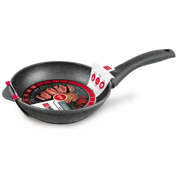 Сковорода 18см Черный гранит