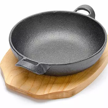 Сковорода чугунная на подставке