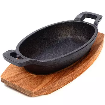 Сковорода чугунная на подставке