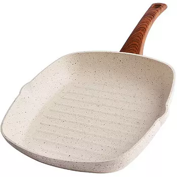 Сковорода-гриль 28см мрам/крош