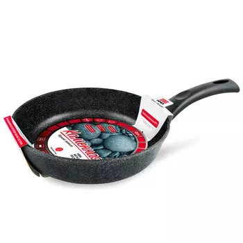 Сковорода литая 24см Черный гранит