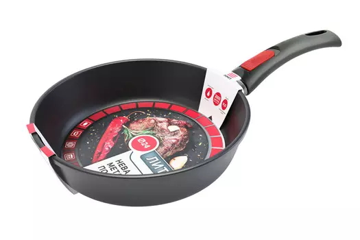 Сковорода литая 24см съемная ручка