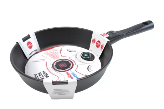Сковорода литая 24см съемная ручка Ферра Индукция
