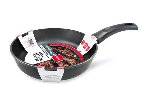 Сковорода литая 24см Титан