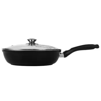 Сковорода литая 26см стеклянная крышка