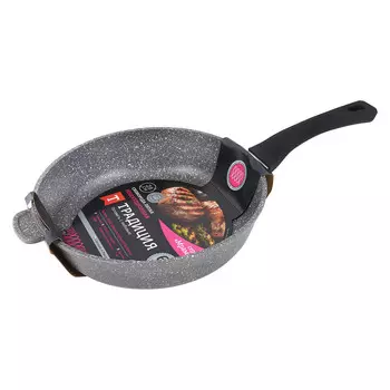 Сковорода литая 28см Мрамор индукция