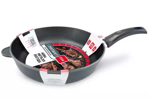 Сковорода литая 28см Титан