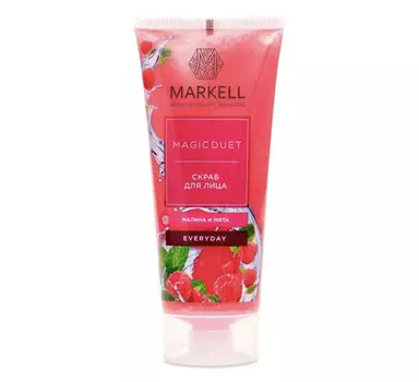 Скраб для лица (малина,мята) 100 мл