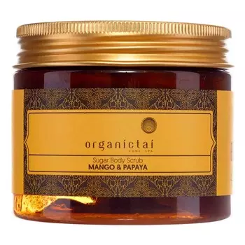 Скраб для тела на основе тростникового сахара манго и папаия 200г