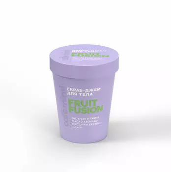Скраб-джем для тела FRUIT FUSION,стакан 250г CAFE MIMI COLOURS