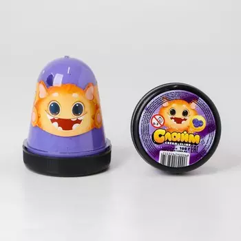 Слайм cream-slime с ароматом черничного йогурта, 100 г