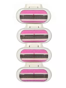 Сменные кассеты venus розовые, 4 шт