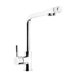 Смеситель для кухни zein z1302, однорычажный, с выходом для питьевой воды, латунь, хром