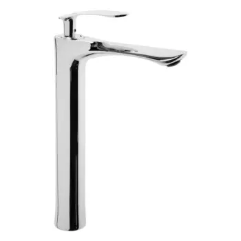 Смеситель для раковины zein z3777, однорычажный, высота излива 25 см, хром