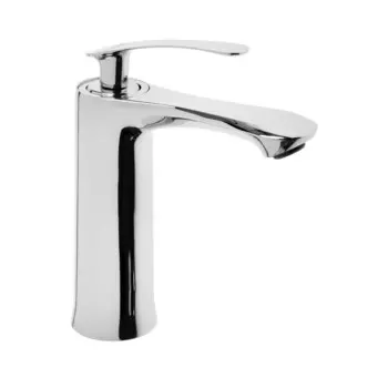 Смеситель для раковины zein z3830, однорычажный, высота излива 12 см, хром